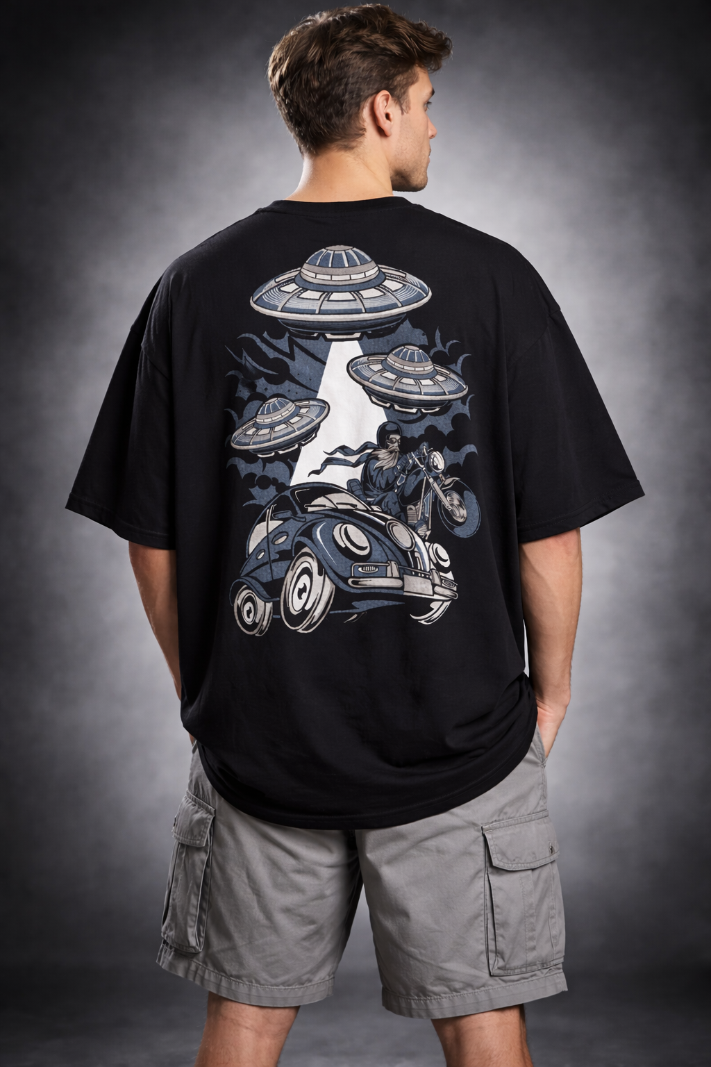 Abduction Run Oversized Tee Signature Fit