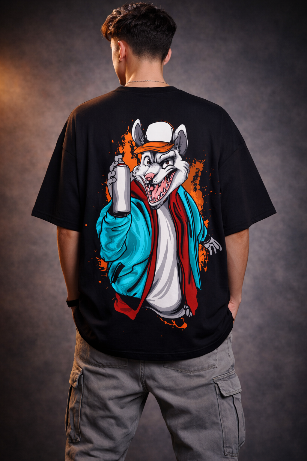 Noir Alpha – Oversized Tee Signature Fit