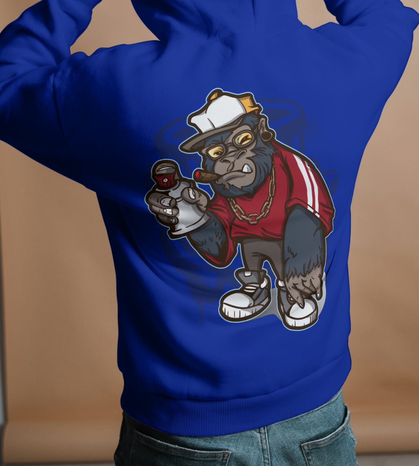 Street King Gorilla Oversized Hoodie