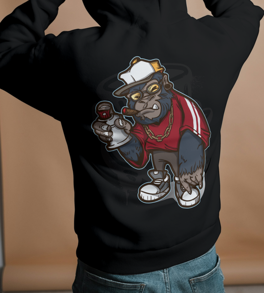 Street King Gorilla Oversized Hoodie